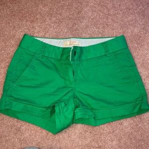 Jcrew green shorts